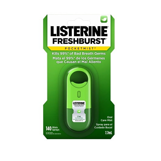 Kenvue Listerine Spray Fresh Burst Pocket Mist 6 - 7.7 Ml - 36 Per Case