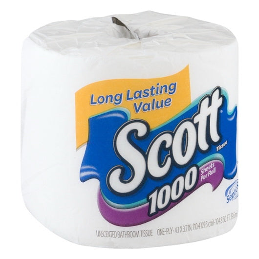 Kimberly Clark Scott Bath Tissue 1 Pack 1000 Fsc Mix - 1000 Count - 36 Per Case