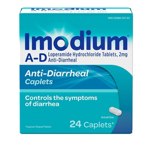 Kenvue Imodium A-d Caplets 4 - 6 - 24 Cnt - 24 Count - 24 Per Case