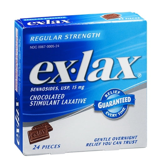 Haleon Ex-lax Chocolated 6 - 6 - 24 Each - 36 Per Case