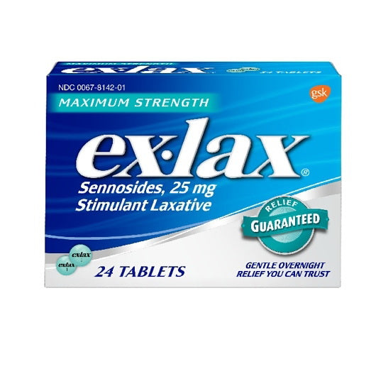 Haleon Ex-lax Pills. 4 - 6 - 24 Each - 24 Per Case
