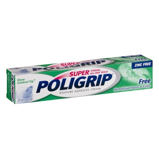 Haleon Poligrip Fixatives Free Cream 4 - 6 - 2.4 Ounce