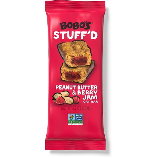 Bobo's Oat Bars Bobo's Gluten Free Vegan Peanut Butter Filledbar 2.5 Ounce Size - 48 Per Case