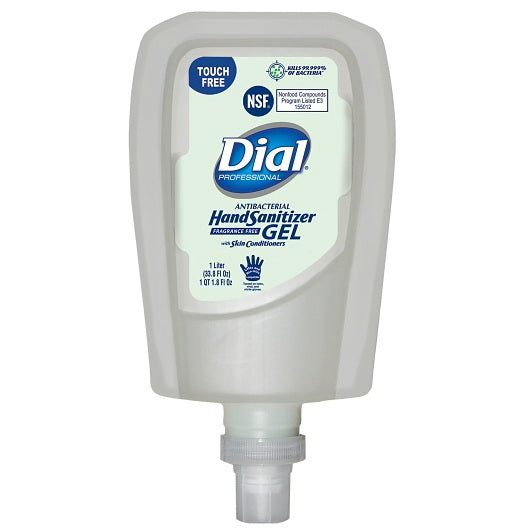 Dial Corporation Dial Fit Gel Hand Sanitizer Universal Tf - 3/1 L - 33.8 Fluid Ounce - 3 Per Case
