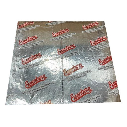 Eisenberg Foil Wrap Sheet Hot Dog 4 - 500 Cnt - 500 Count - 4 Per Case