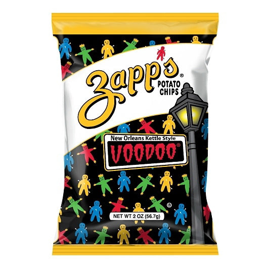Utz Quality Foods Zapp's Potato Chips Voodoo Limited Edition 2 Ounce Size - 25 Per Case