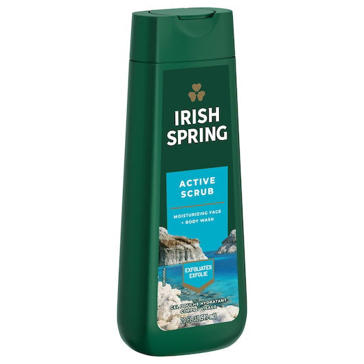 Colgate-palmolive Irish Spring Deep Action Scrub Body Wash 4 - 20 Fo - 20 Fluid Ounce - 4 Per Case