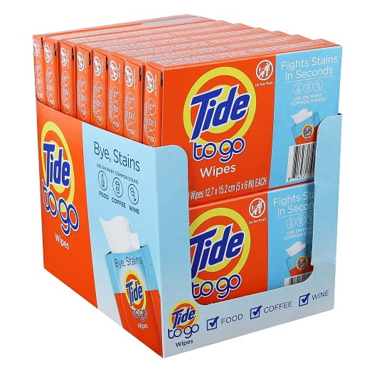 Nehemiah Tide Stain Remover Wipes 16 - 6 Cnt - 6 Count - 16 Per Case