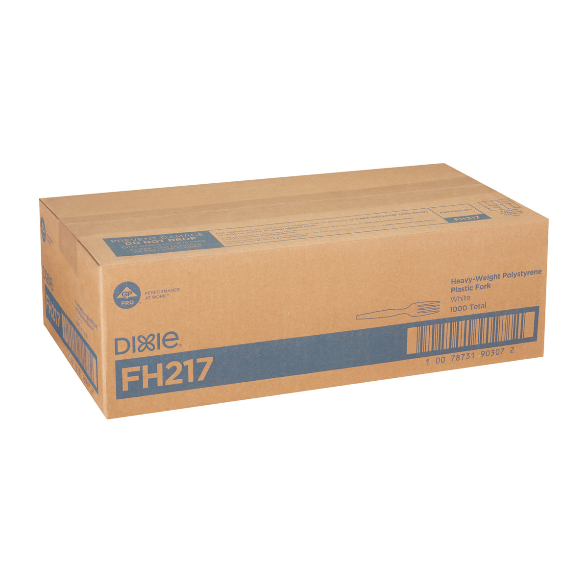 Dixie Products Dixie(r) Heavy-weight Polystyrene Disposableplastic Forks By Gp Pro (georgia-pacific) White 1 000 - 1000 Count - 1 Per Case