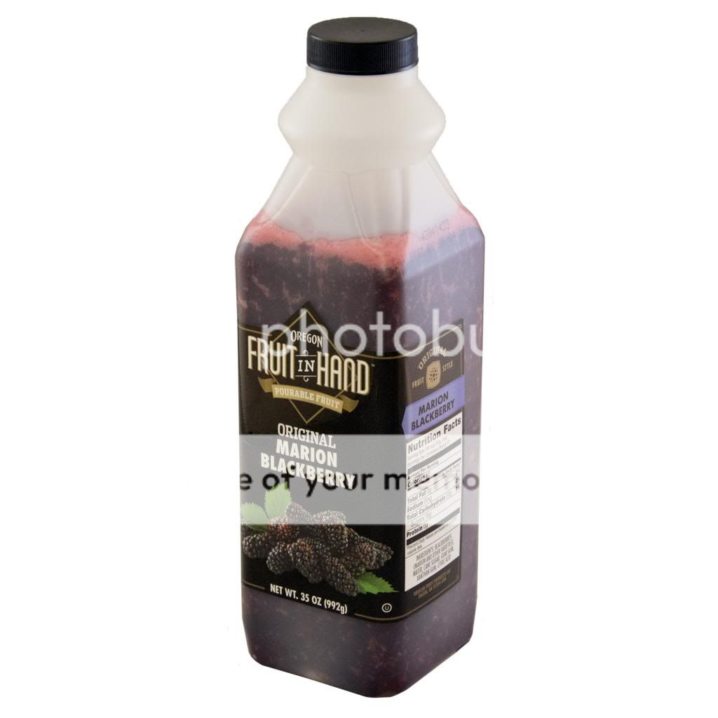 Marion Blackberry Diced Puree Original 35 Ounce Size - 6 Per Case