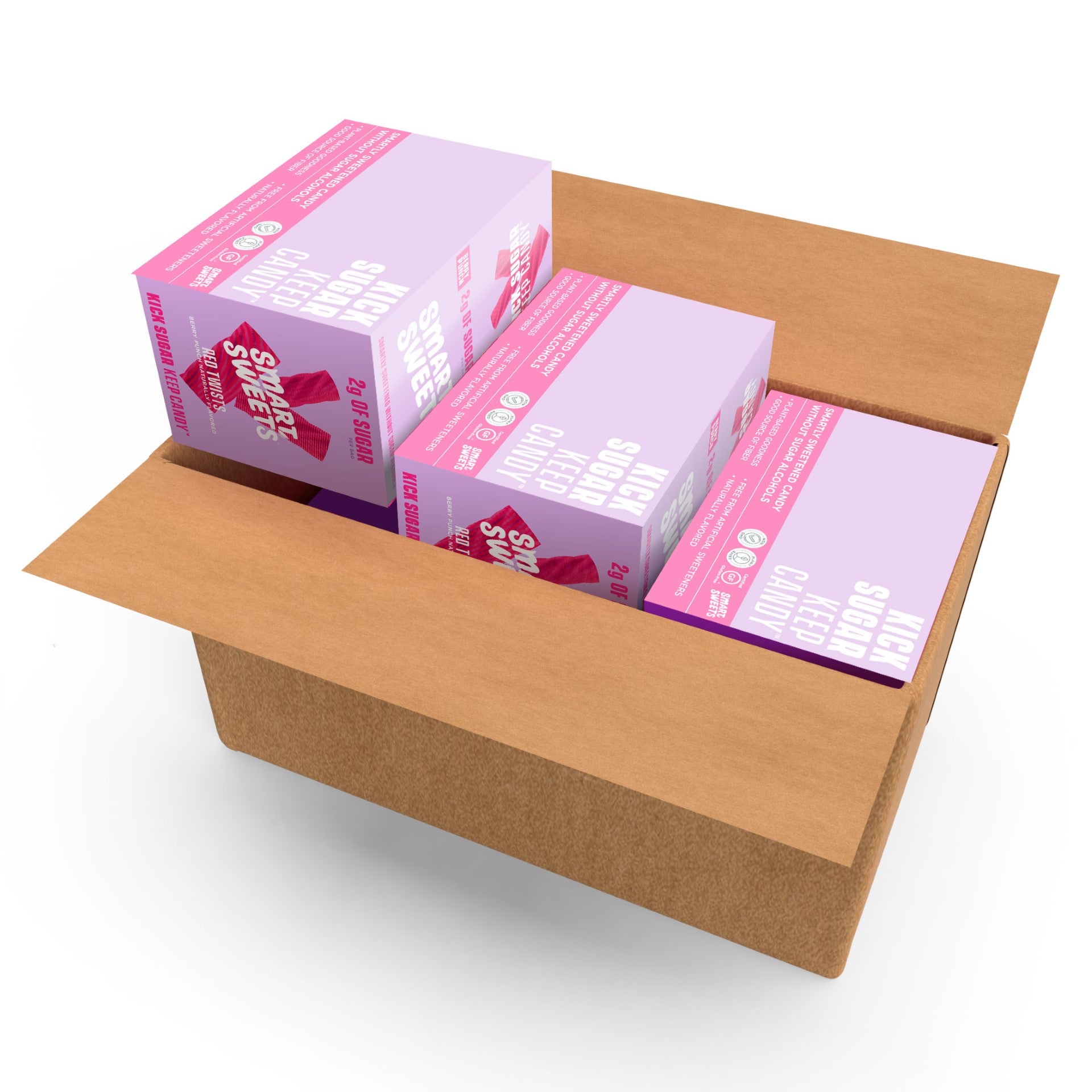 Red Twists 1.8 Ounce Size - 72 Per Case