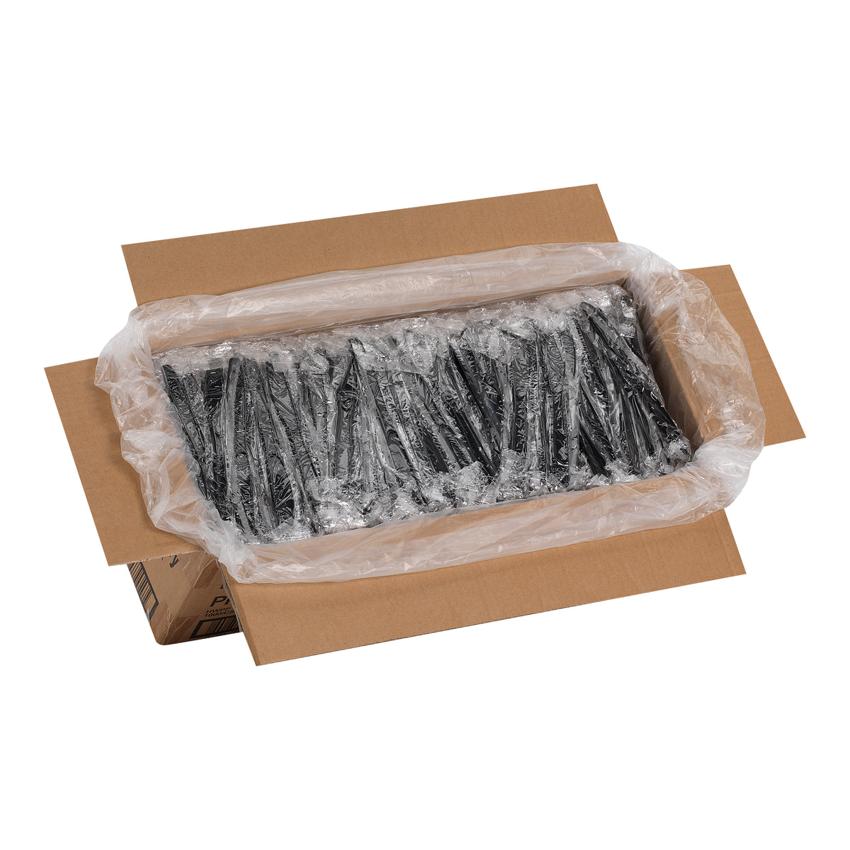 Dixie Products Dixie(r) Heavy-weight Polypropylene Disposable Plastic Knives Individually Wrapped Black 1 000 Kn - 1000 Count - 1 Per Case