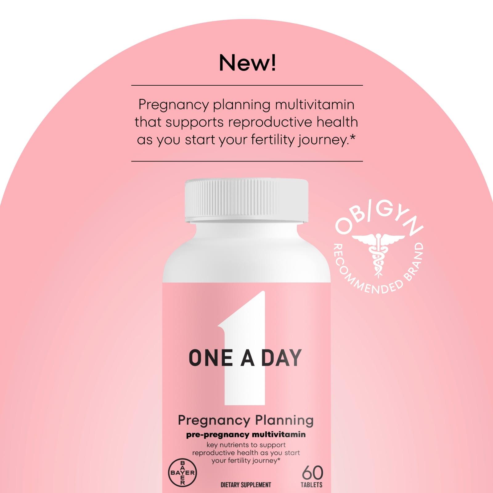 Bayer One-a-day Preconception 60 Count Bottles - Case of 24
