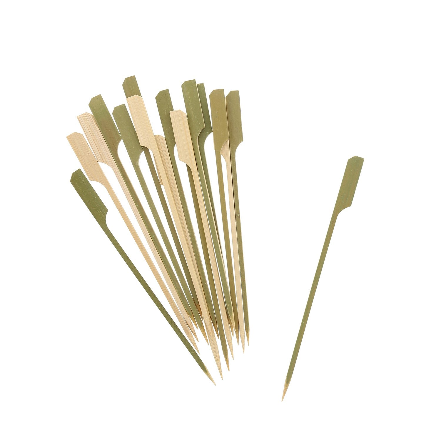 6" Bamboo Paddle Pick Pkd 10/100