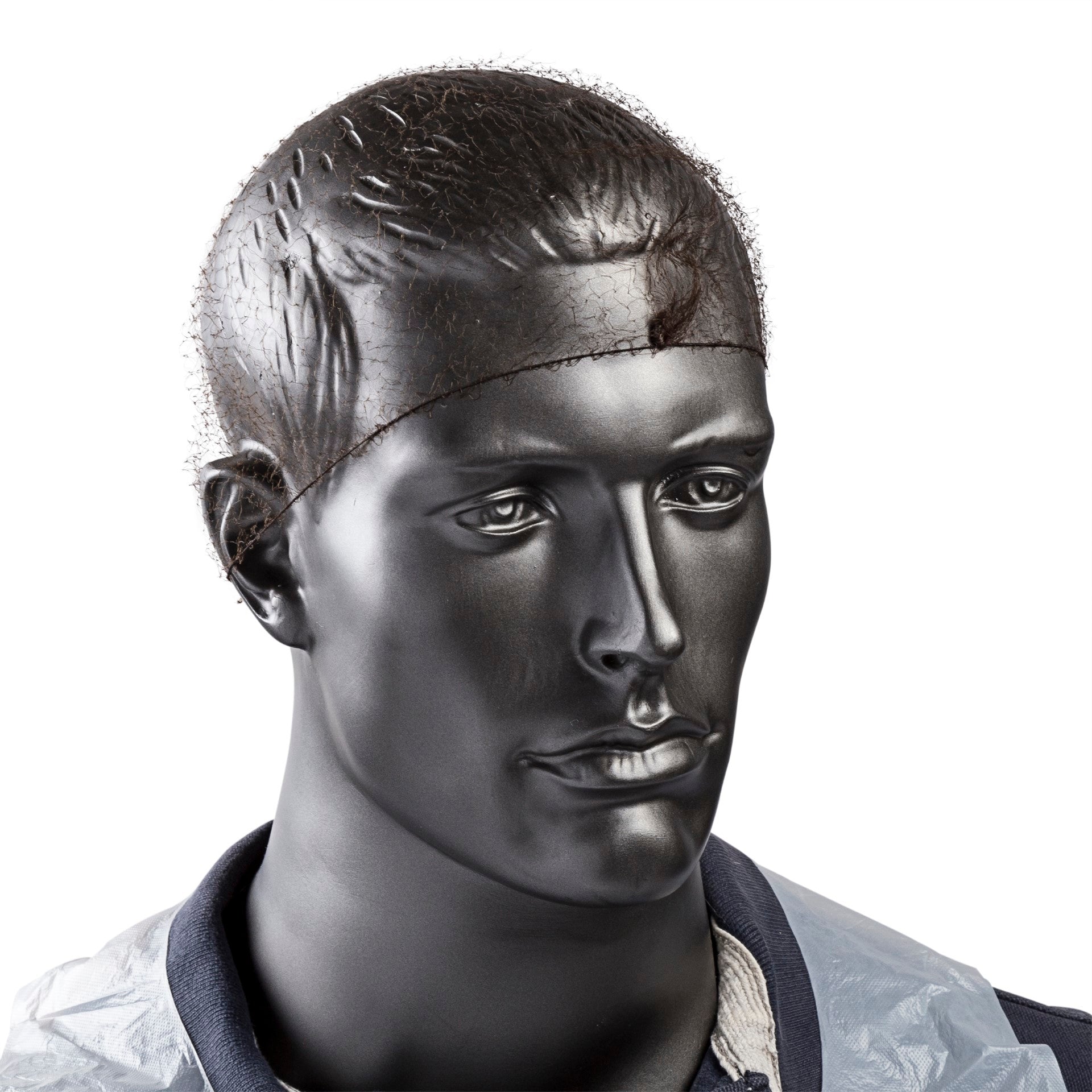 28" Dark Brown Light Weight Hairnet Latex Free Pkd 20/144
