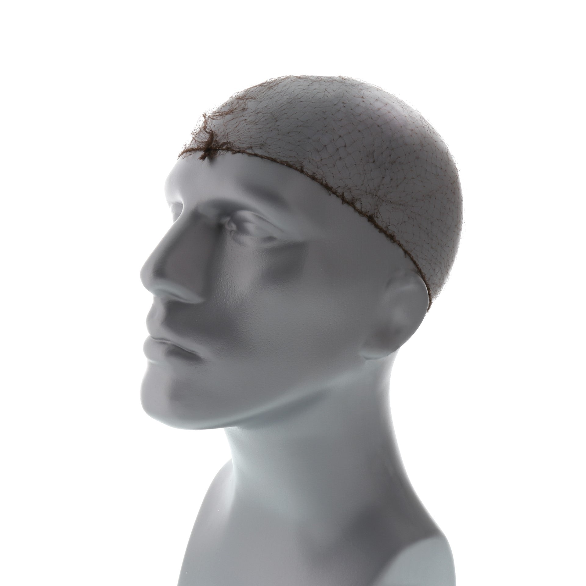 24" Dark Brown Light Weight Hairnet Latex Free Pkd 20/144