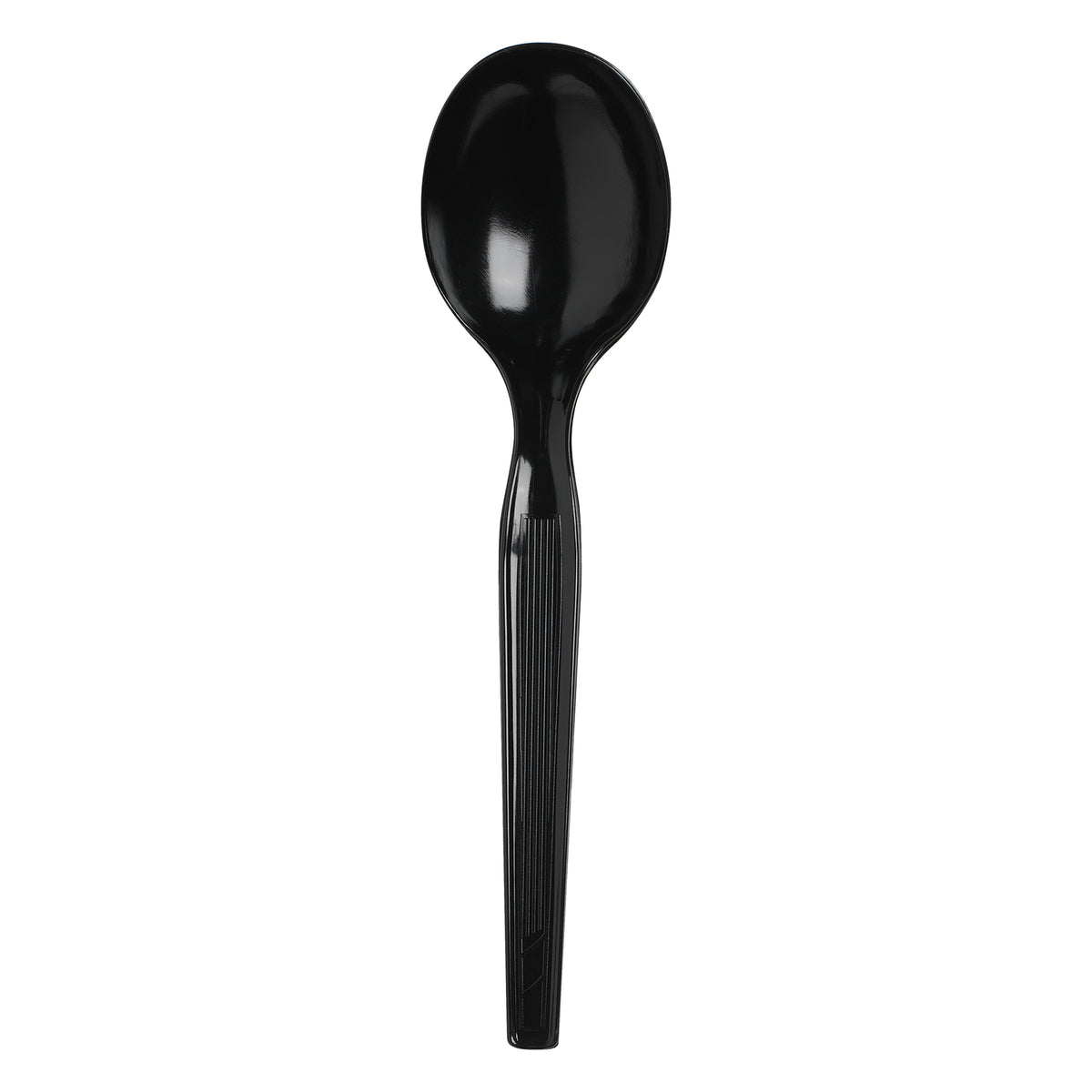 Dixie Products Dixie(r) Medium-weight Polystyrene Disposable Plastic Soup Spoons By Gp Pro (georgia-pacific) Black - 1000 Count - 1 Per Case