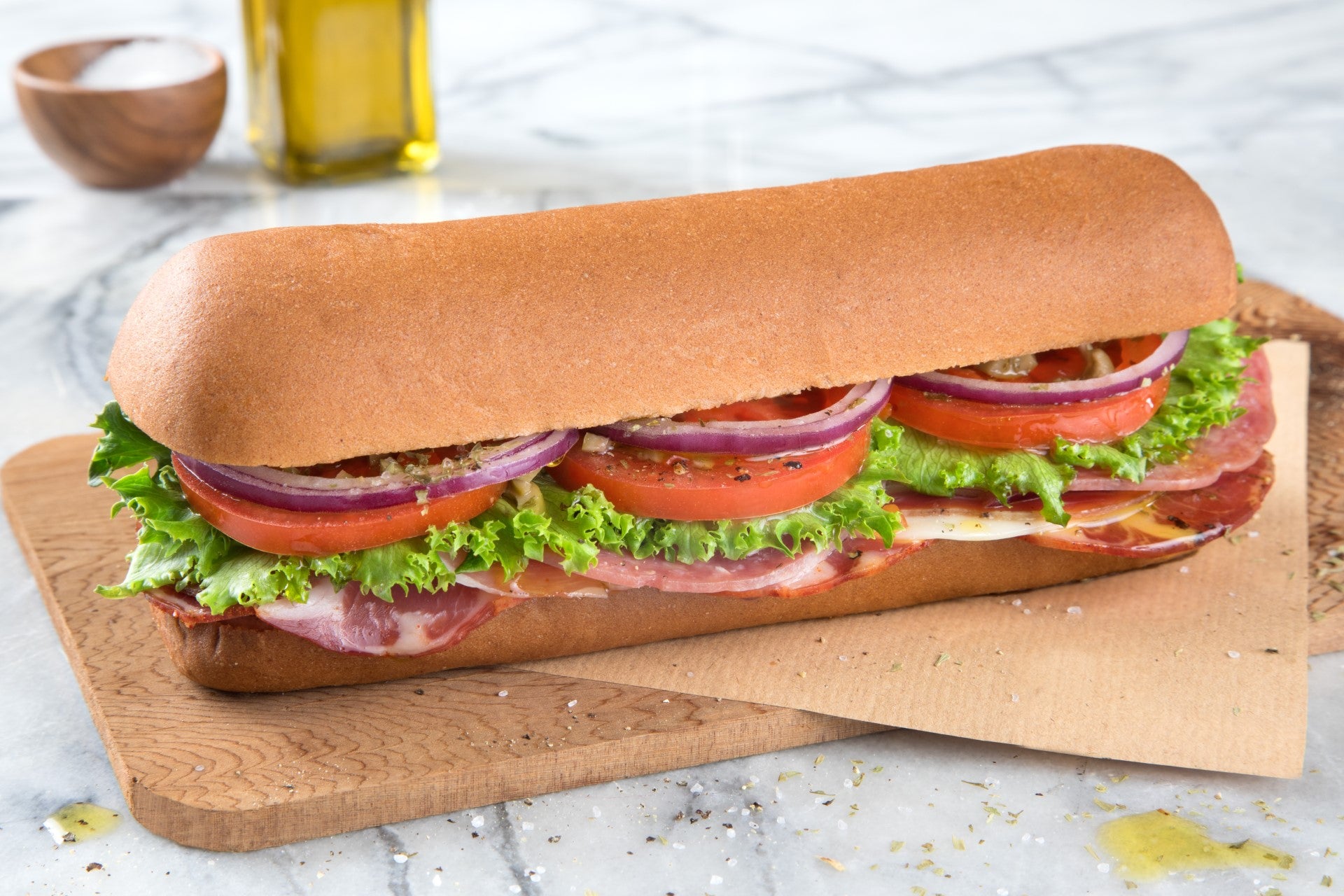 Smart Flour Foods Seven Inch Gluten Free Multi Ancient Grain Original Hoagie Roll 24 Count