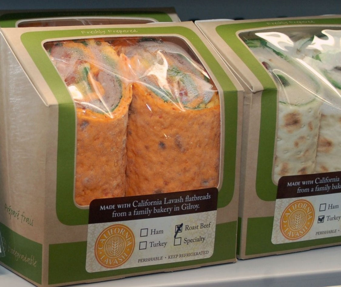 Atoria's Family Bakery Foodservice Eight Inch Xten Inch Redpepper Lavash 2 Ounce Size -