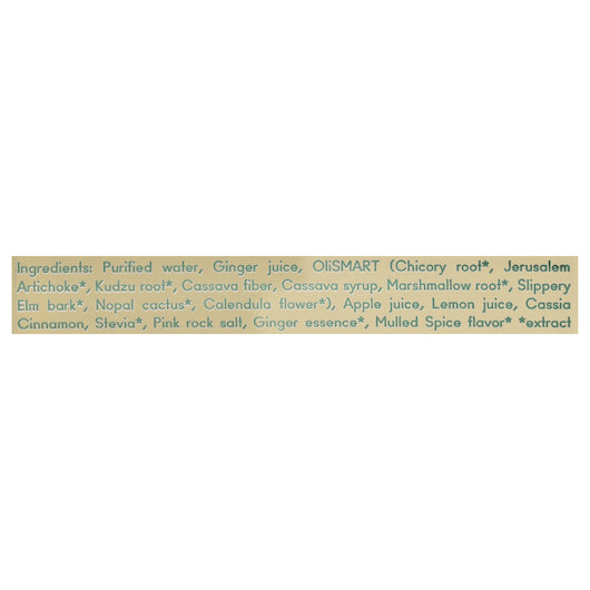 Olipop - Ginger Lemon, 12 Fluid Ounces, 12 Per Case