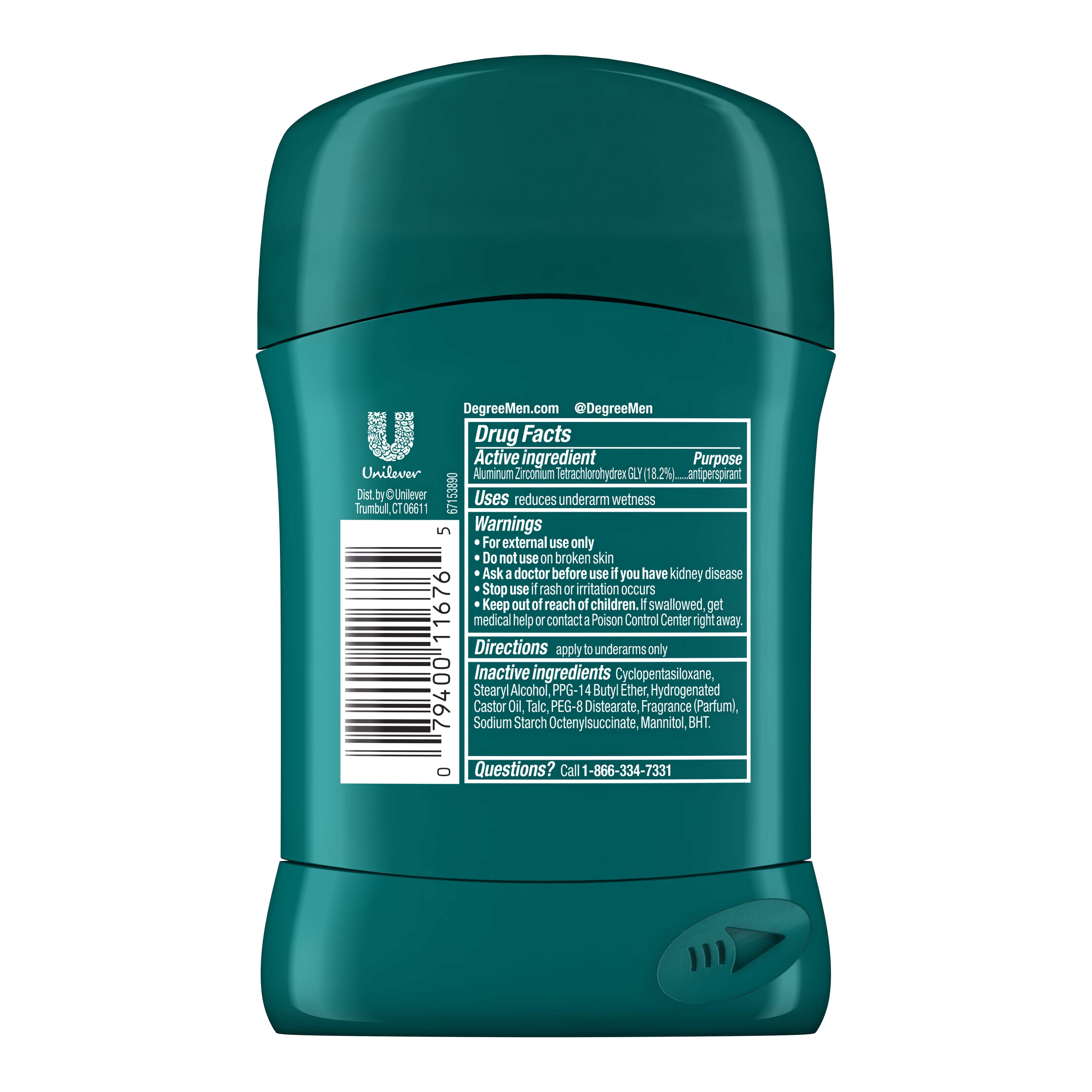 Degree Men Antiperspirantsdeodorants Base Cool Rush 1.7 Fluid Ounce - 12 Per Case