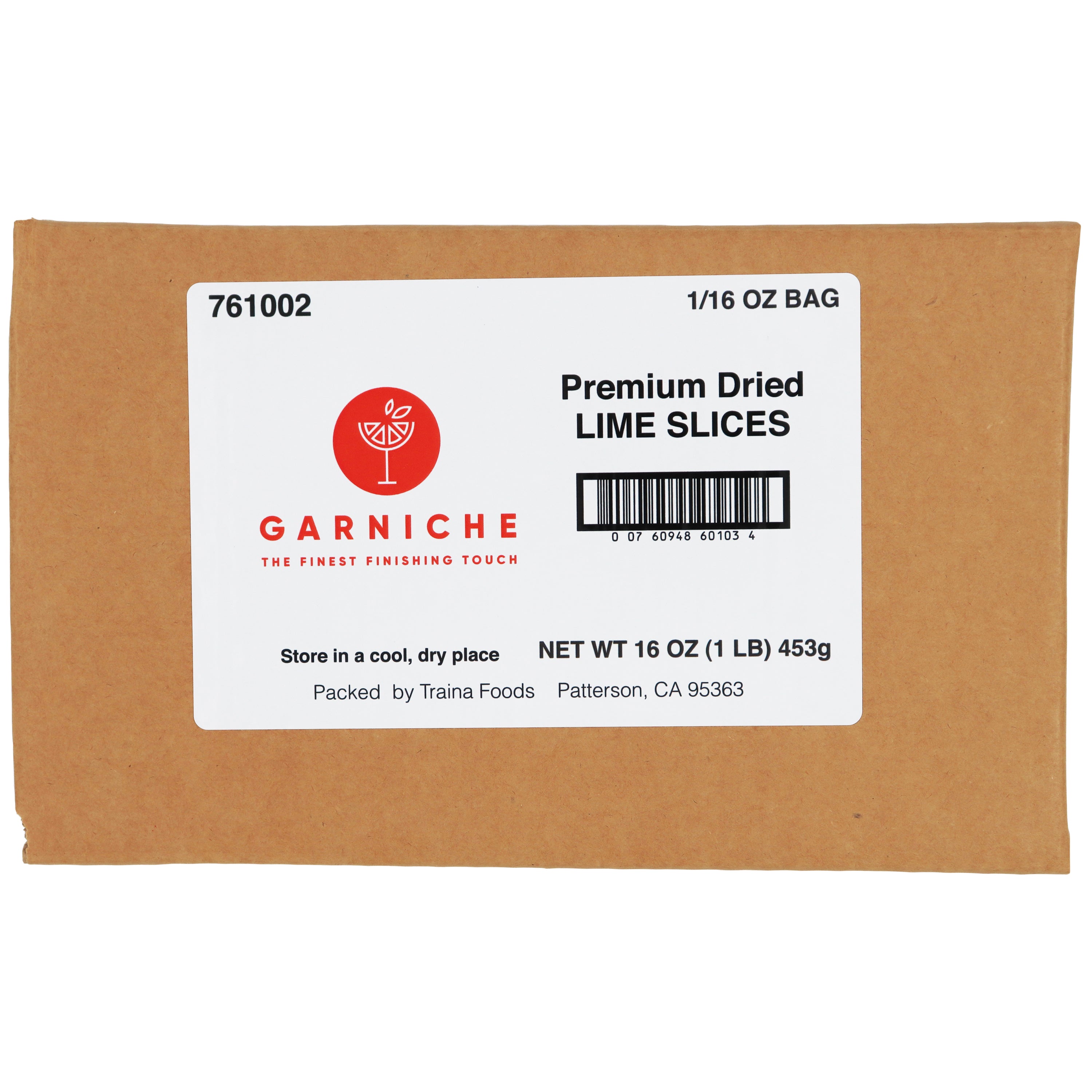 Garniche Dried Lime Rounds 1 Pound Each - 1 Per Case