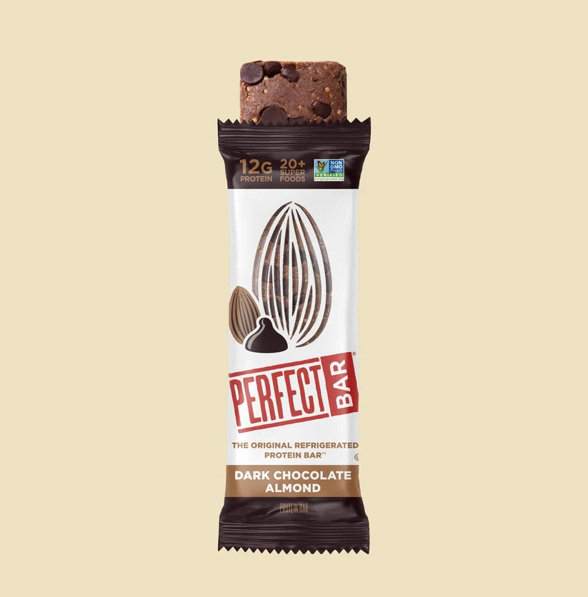 Perfect Bar Dark Chocolate Almond Master 2.2 Ounce Size - 16 Per Case