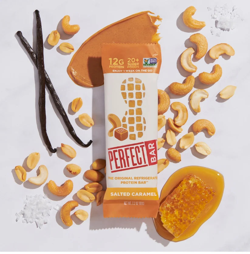 Perfect Bar Salted Caramel 8 Count Packs - 2 Per Case