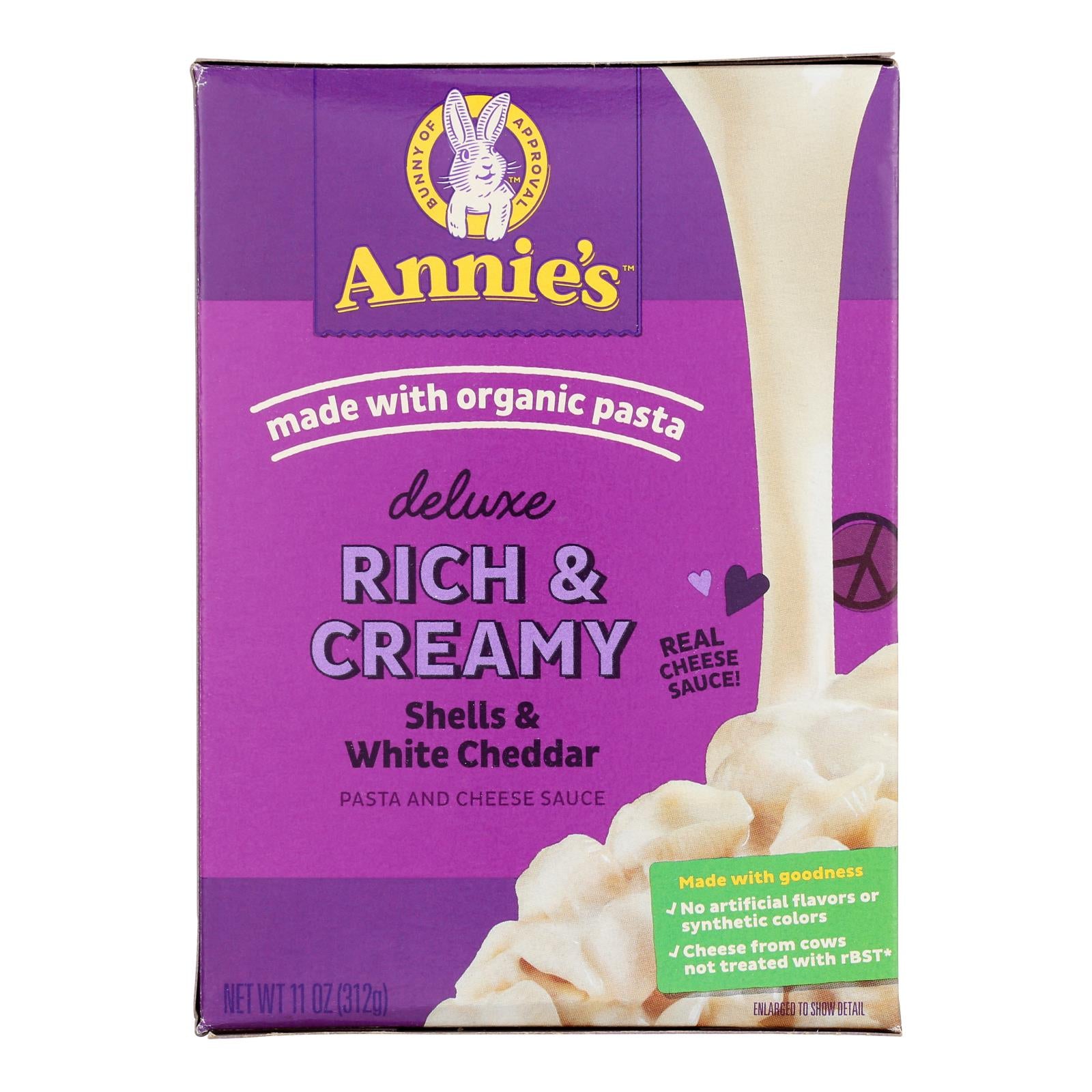 Annie's Homegrown - Mac&chs Dlx Shl Wtchd - Case of 12 - 11 Ounce