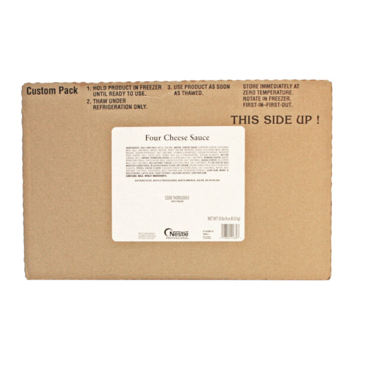 Nestle Professional Four Cheese Sauce 6 2.25 LB Size 13.5 Pound Each - 1 Per Case.