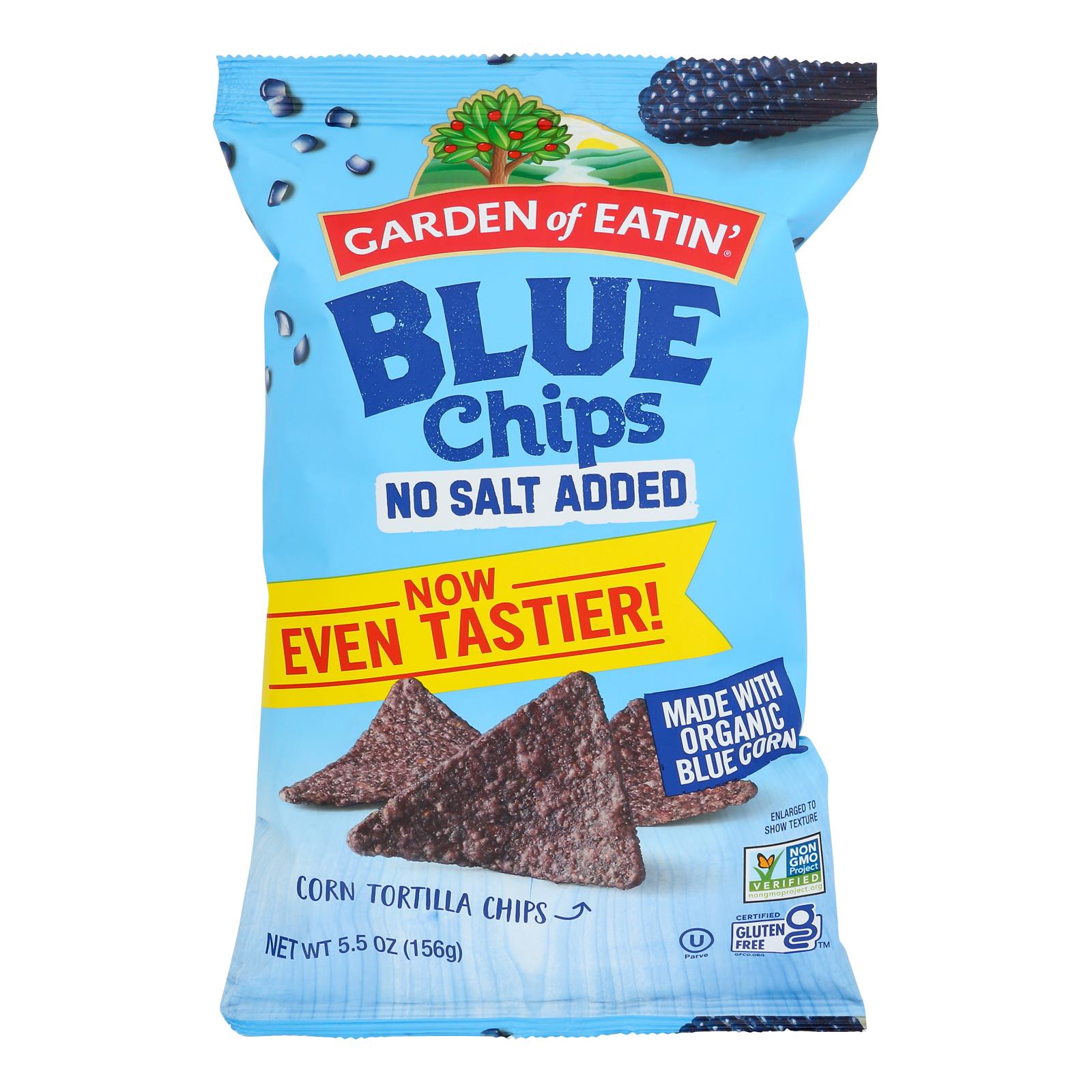 Garden Of Eatin' - Chip Blu Corn Red Hot - Case of 12-5.5 OZ, 12