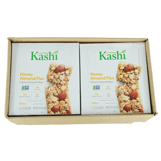 Kashi Chewy Bars Honey Almond Flax 1.2 Ounce Size - 72 Per Case.