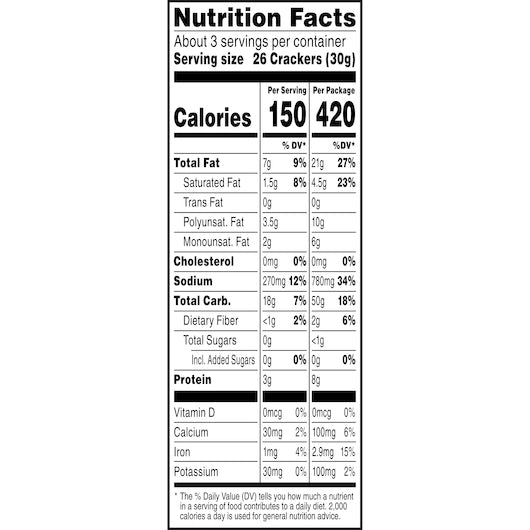 Kellogg's Cheez-It Crackers Extra Cheesy, 3 Ounces - 36 Per Case.