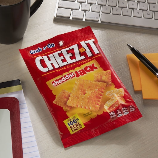 Sunshine Cheez-It Cheddar Jack Cracker, 3 Ounces- 36 Per Case.