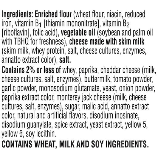 Sunshine Cheez-It Cheddar Jack Cracker, 3 Ounces- 36 Per Case.