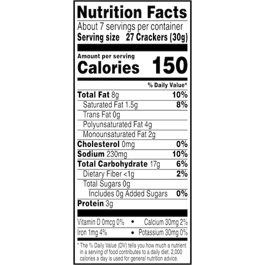 Kellogg's Cheez-It Original Crackers, 7 Ounces- 12 Per Case.