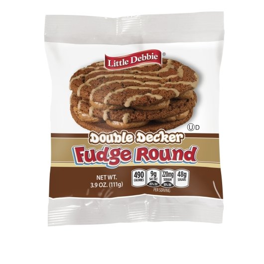 Fieldstone Bakery Little Debbie Vending Double Decker Fudge Round 1 Each - 54 Per Case.