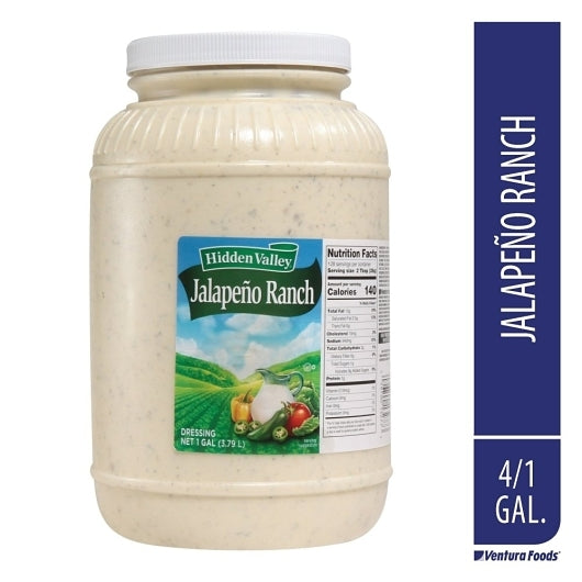 Ventura Jalapeno Ranch Dressing Ga 1 Gallon - 4 Per Case.