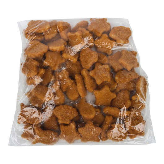 Ocean Treasures Oven Ready Pollock Whole Grain Child Nutrition 10 Pound Each - 1 Per Case.