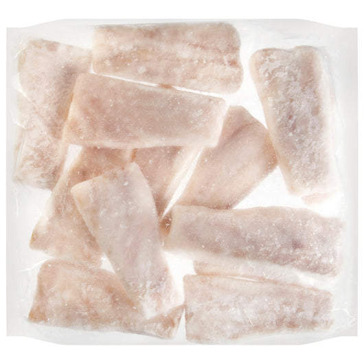 Trident Seafoods Entree Redi Alaska Pollock Fillet Portions Individually Frozen 10 Pound Each - 1 Per Case.