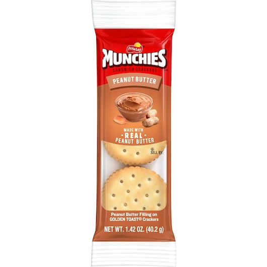 Munchies Peanut Butter 1.42 Ounce Size - 96 Per Case.