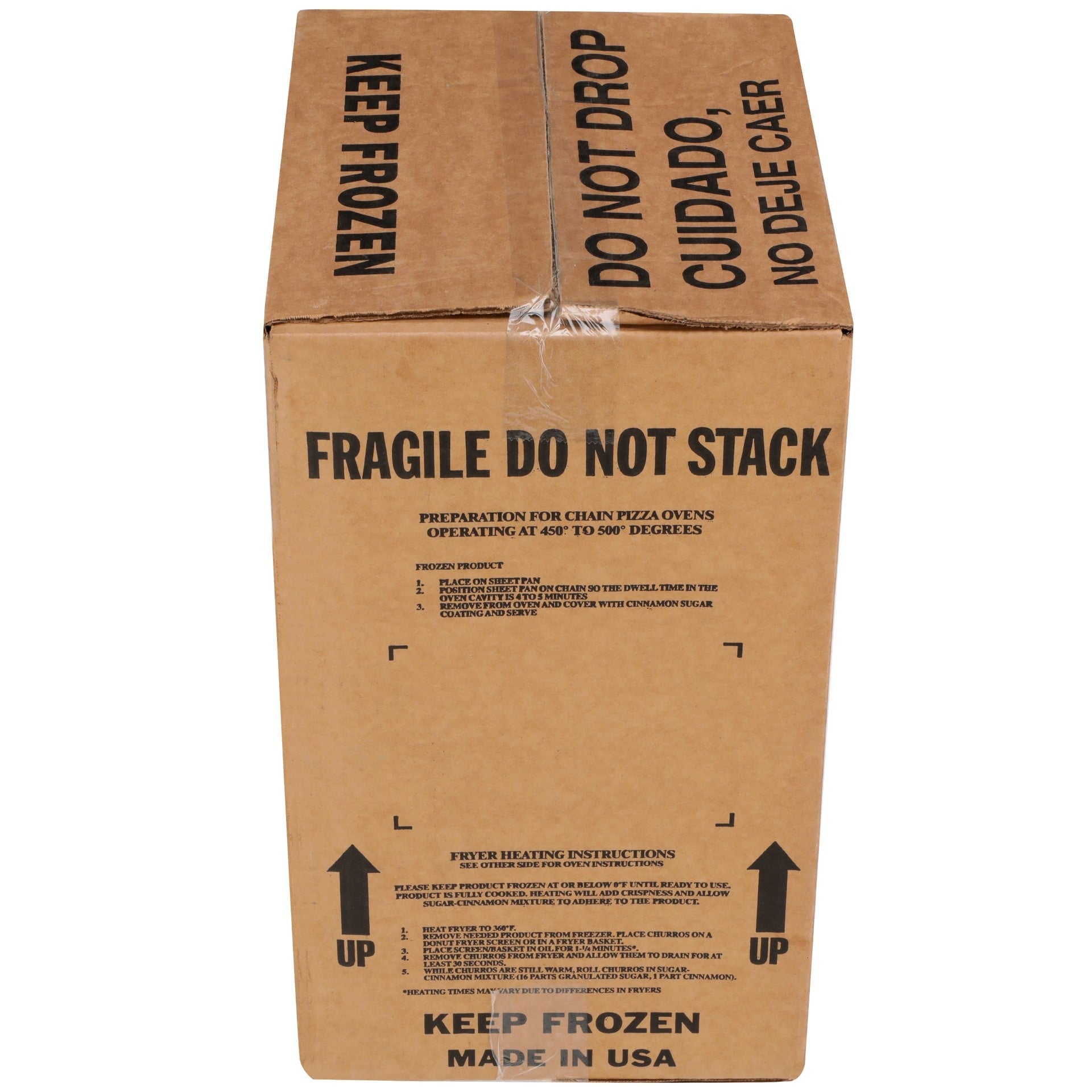 California Churro Plain 16" Churro 3.3 Ounce Size - 100 Per Case.