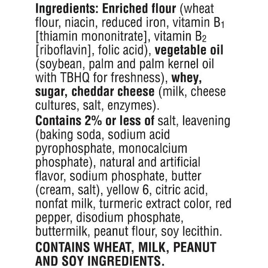 Kellogg's Keebler Cheese & Cheddar Sandwich Cracker, 1.8 Ounces - 144 Per Case.