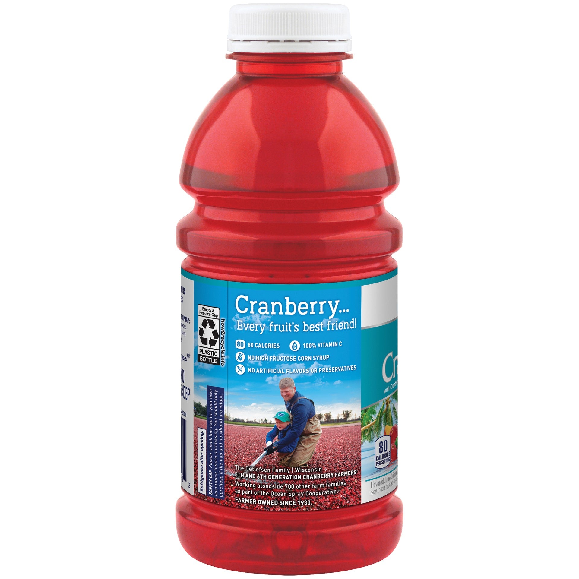 Cran Tropical 25 Fluid Ounce - 12 Per Case.