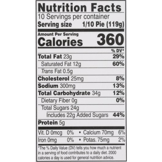Sara Lee 10" Round Plain French Cream Cheesecake 2.625 Pound Each - 8 Per Case.