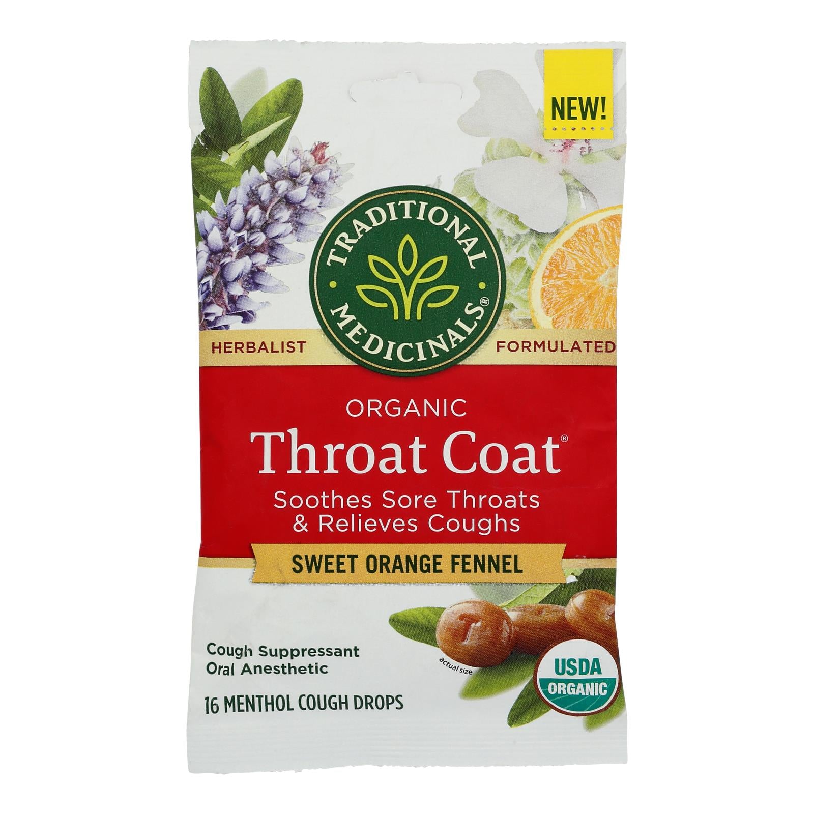Traditional Medicinals - LOunceng Sweet Orng Fnnl - Case of 12-16 Count