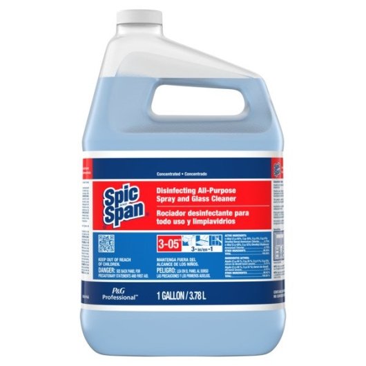 Spic & Span 3-In-1 Disinfecting All-Purpose Spray And Glass Cleaner Liquid Concentrate 1 Gallon - 2 Per Case.