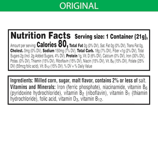 Kellogg's Corn Flakes Cereal0.75 Ounce Size - 96 Per Case.