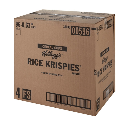 Kellogg's Rice Krispies Cereal, 0.62 Ounce Size - 96 Per Case.