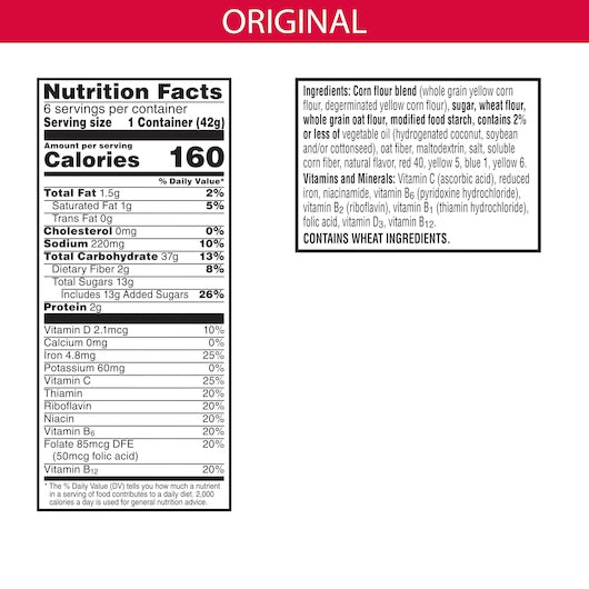 Kellogg's Froot Loops Cereal Original1.5 Ounce Size - 60 Per Case.